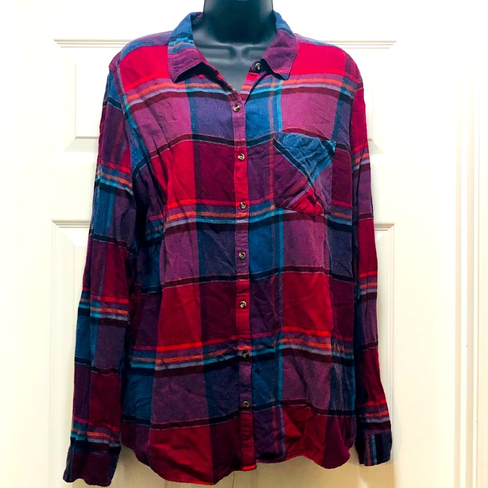 FLANNEL SHIRT WOMENS SIZE XL